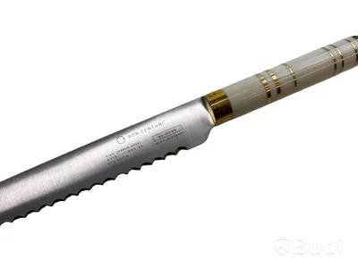Knivset 3-delar Bon Centuri, Oyster white and Granit Black