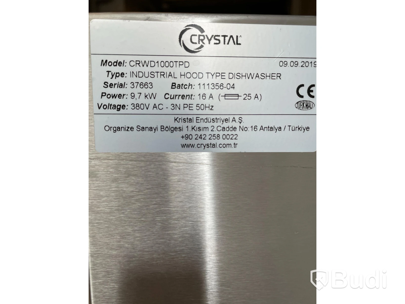 Diskmaskin - Gastro Team CRWD1000TPD ca 60x84x152 cm
