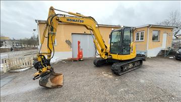 Grävmaskin med tiltrotator, Komatsu PC80MR -2018