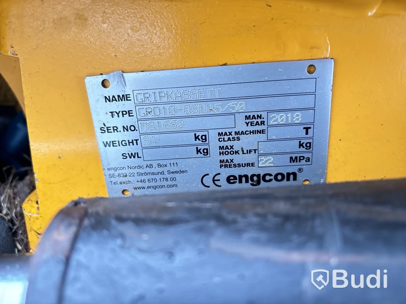 Grävmaskin med tiltrotator, Komatsu PC80MR -2018