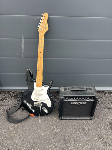 Elgitarr med förstärkare Behringer
