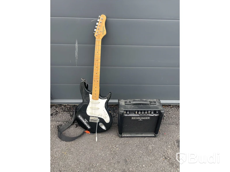 Elgitarr med förstärkare Behringer