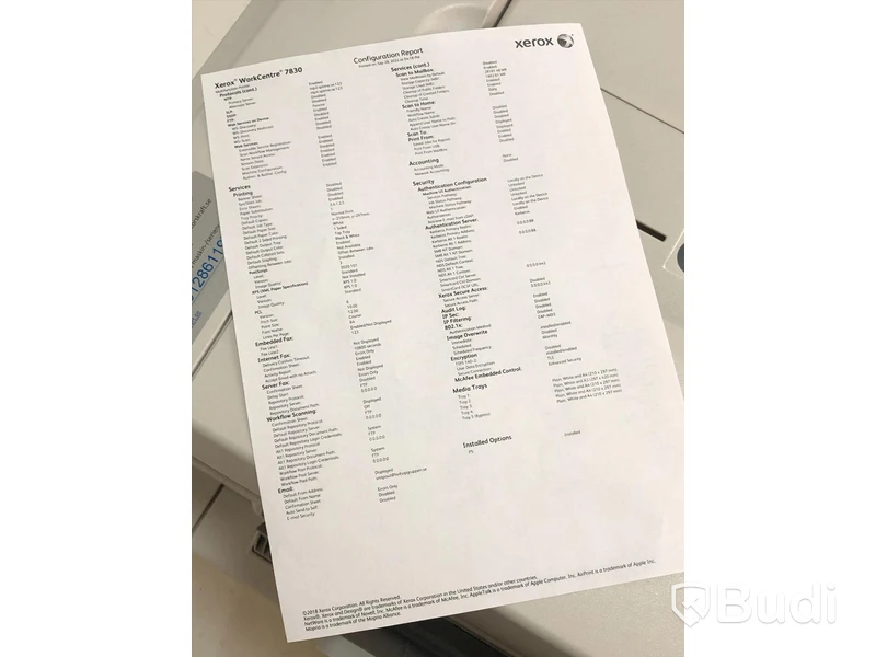 Multifunktionsskrivare Xerox WorkCentre 7830
