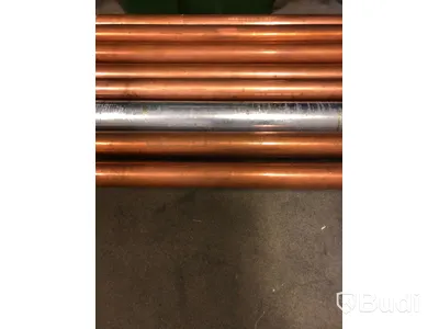 7 st kopparrör & 1 st galv rör