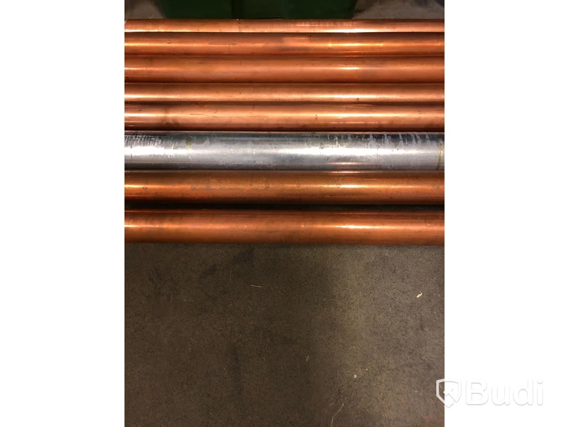 7 st kopparrör & 1 st galv rör