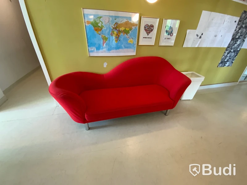 Röd soffa