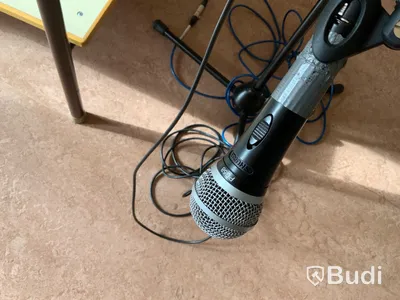 Shure mikrofon PG58 ink stativ och XLR-kabel