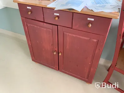Matbord ink 6st stolar och matchande förvaringsmöbel