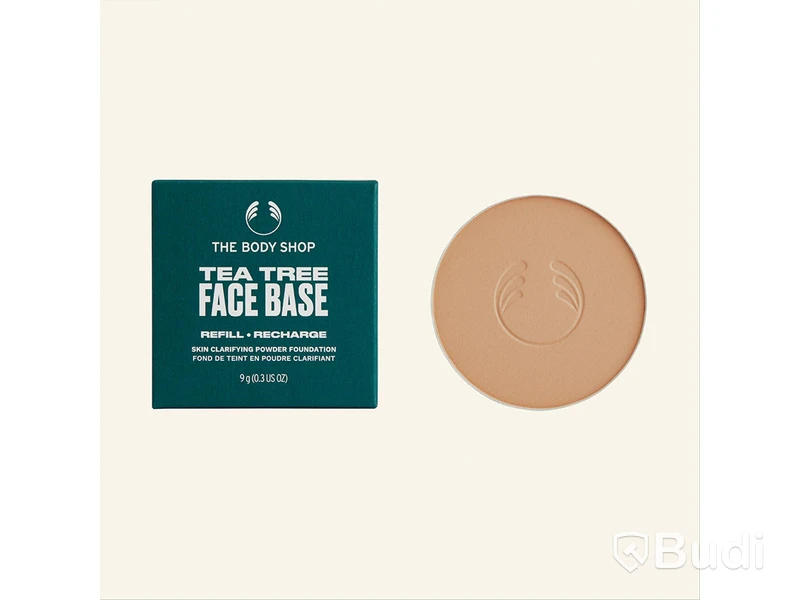 Parti med Powder Foundation Tea Tree Face Base The Body Shop