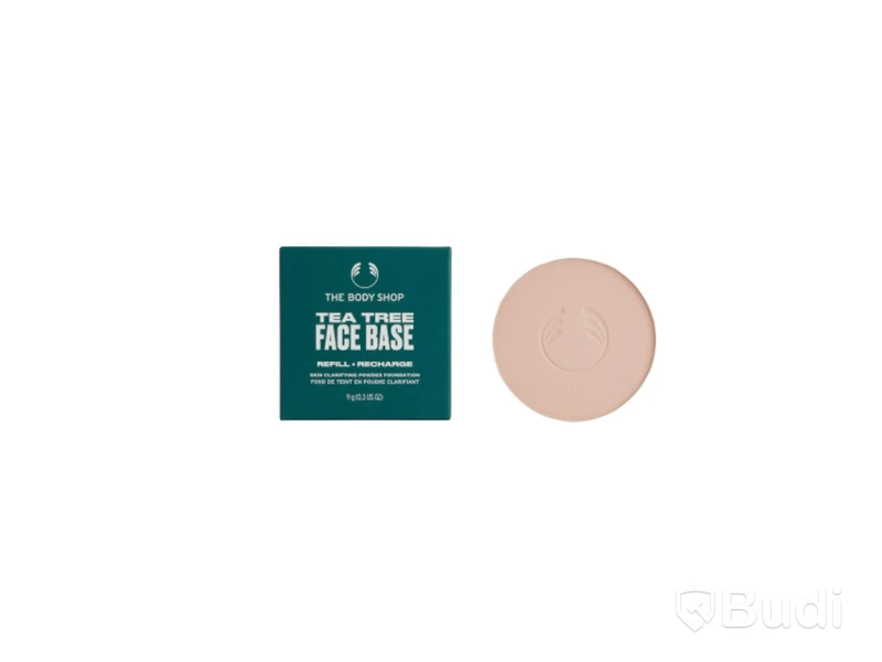 Parti med Tea Tree Face Base 9 g, olika nyanser, The Body Shop
