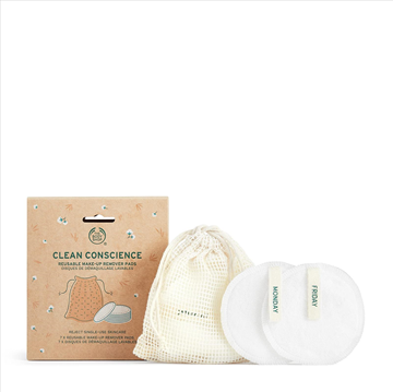 8 st. paket Make-Up Remover Pads Reusable (6 st. per paket), The Body Shop