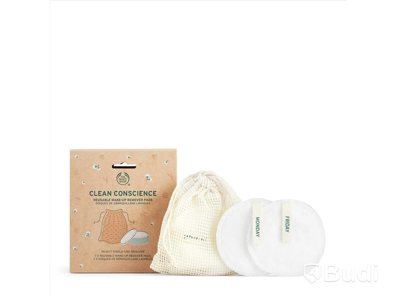 8 st. paket Make-Up Remover Pads Reusable (6 st. per paket), The Body Shop