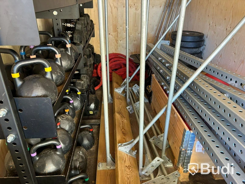 Outdoor box, tränings utrustning, inkl. 20 fots isolerad container