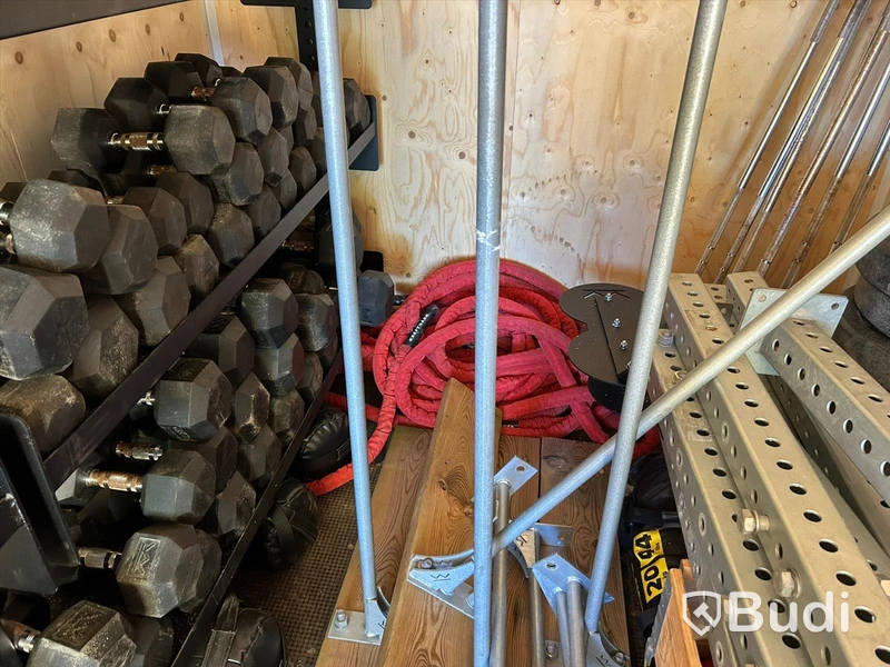 Outdoor box, tränings utrustning, inkl. 20 fots isolerad container