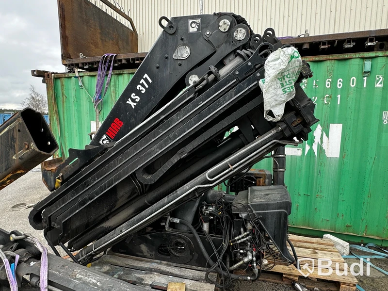 Kran Hiab XS 377E-5 -2017 HIPRO CD med Jib