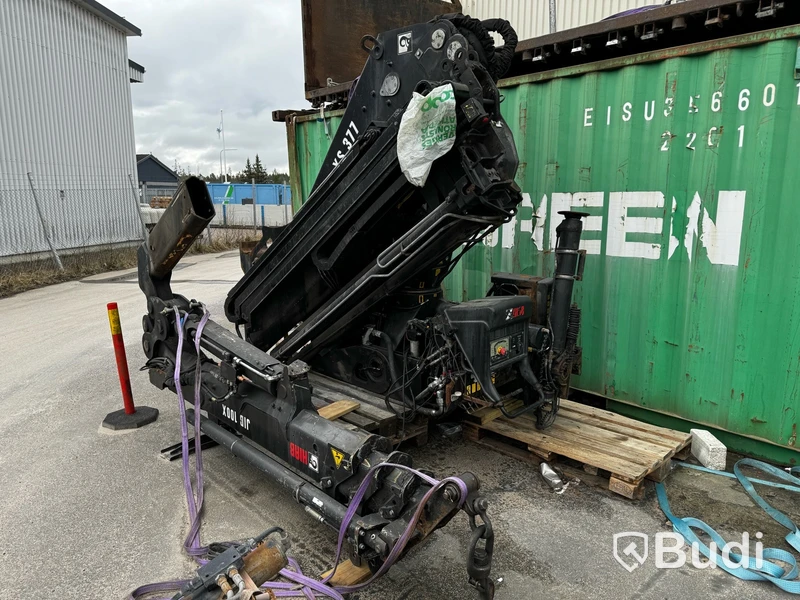Kran Hiab XS 377E-5 -2017 HIPRO CD med Jib