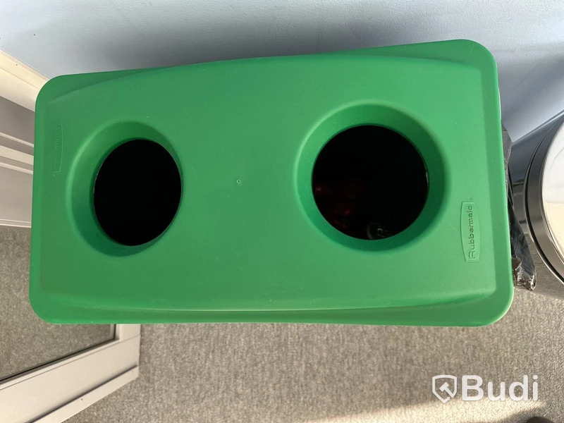 2 st avfallstunnor, Rubbermaid, Brabantia
