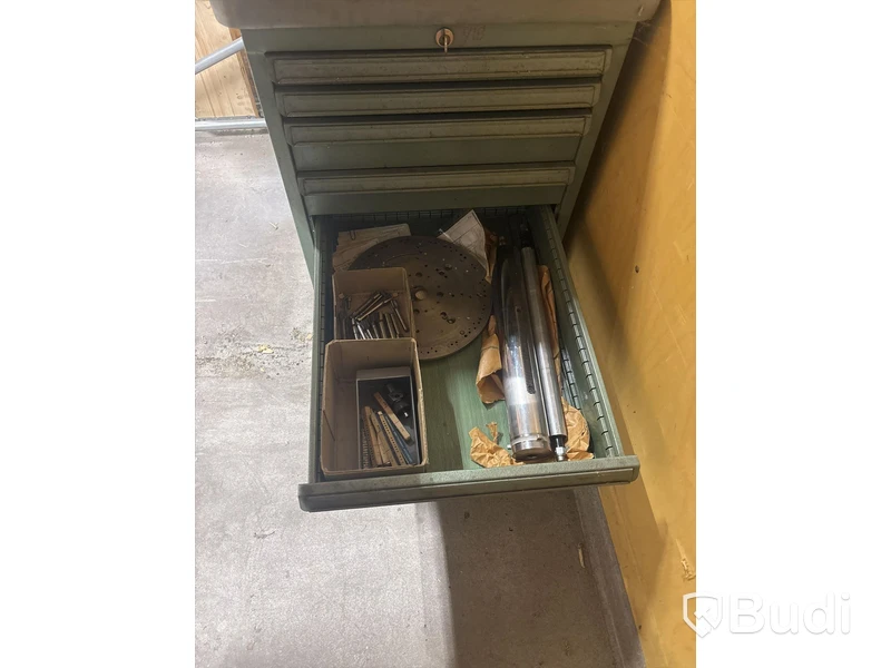 Bordsborrmaskin Hauser 3BA med tillbehör och borr.