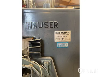 Bordsborrmaskin Hauser 3BA med tillbehör och borr.