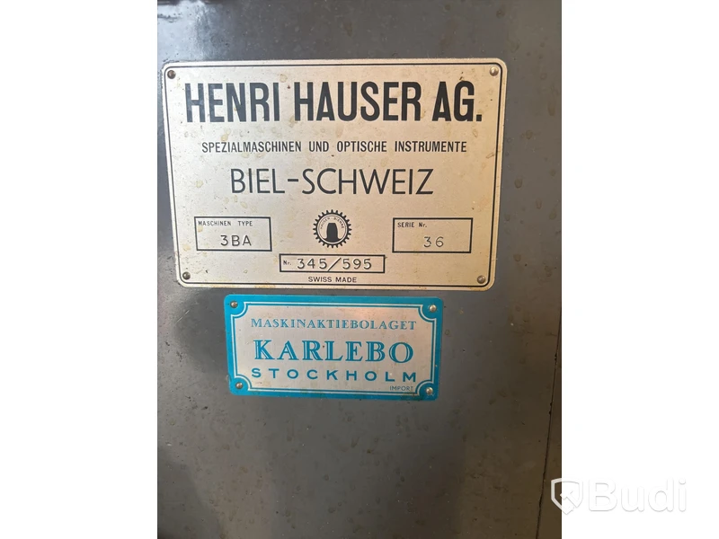 Bordsborrmaskin Hauser 3BA med tillbehör och borr.