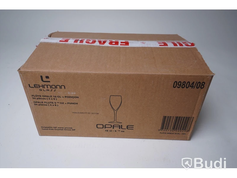 Opale champagneglas 24st samt Champagneskål
