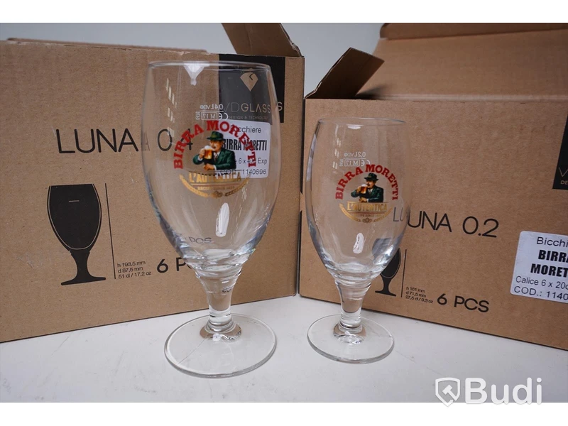 Ölglas Luna 12st