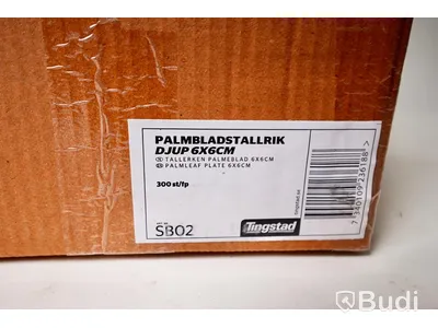 Palmbladstallrikar djupa 6x6cm