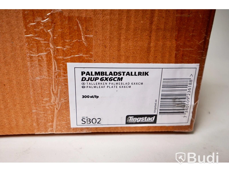 Palmbladstallrikar djupa 6x6cm