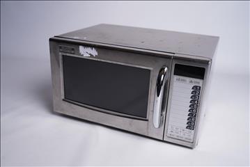 Mikrovågsugn - Sharp 100W/R-15AT. Begagnad. Ej funktionstestad.