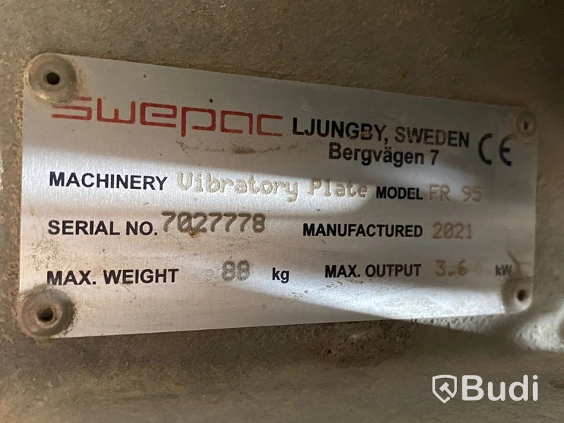 Markvibrator Swepac FR 95