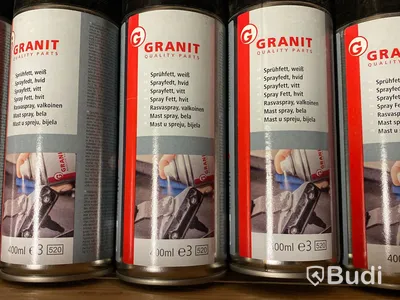 Parti nya sprayburkar från Granit - 75 st