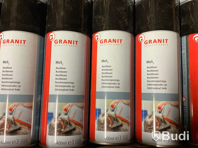 Parti nya sprayburkar från Granit - 75 st