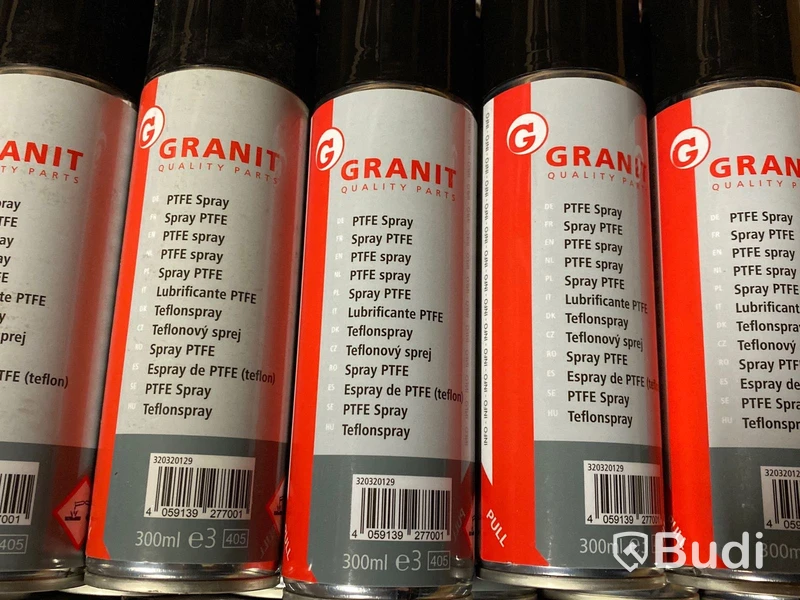 Parti nya sprayburkar från Granit - 75 st