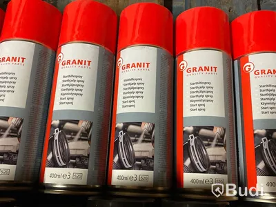 Parti nya sprayburkar från Granit - 75 st