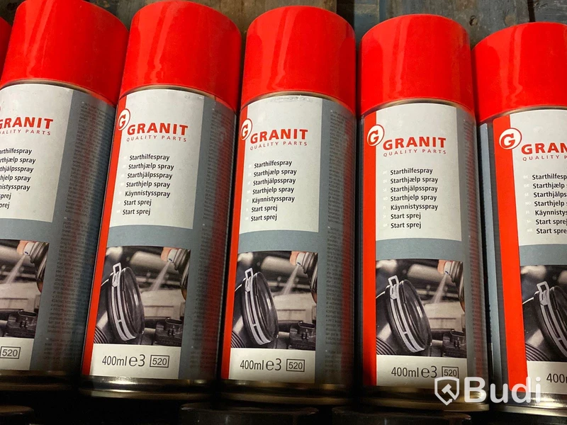 Parti nya sprayburkar från Granit - 75 st