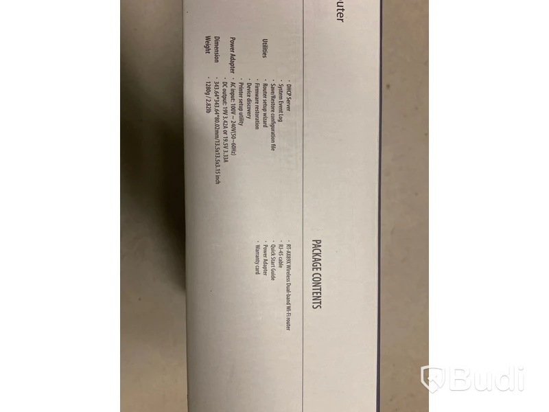 Wi-Fi Router Asus RT-AX89X