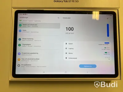 Surfplatta Samsung Galaxy Tab S7 FE 5G - 128 GB