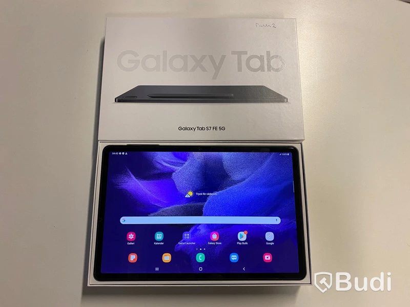 Surfplatta Samsung Galaxy Tab S7 FE 5G - 128 GB
