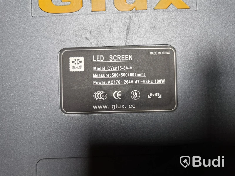 LED-Golv 4x4 meter ( byggt på 50x50 cm moduler). Kan även användas som LED-vägg