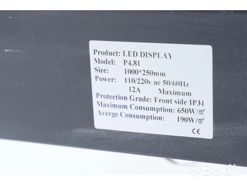 LED Display 84st samt Armatur 23st - LV-97-59, P4.81