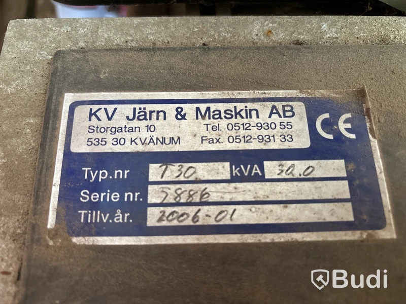 Elverk för kraftuttag, 30kVa