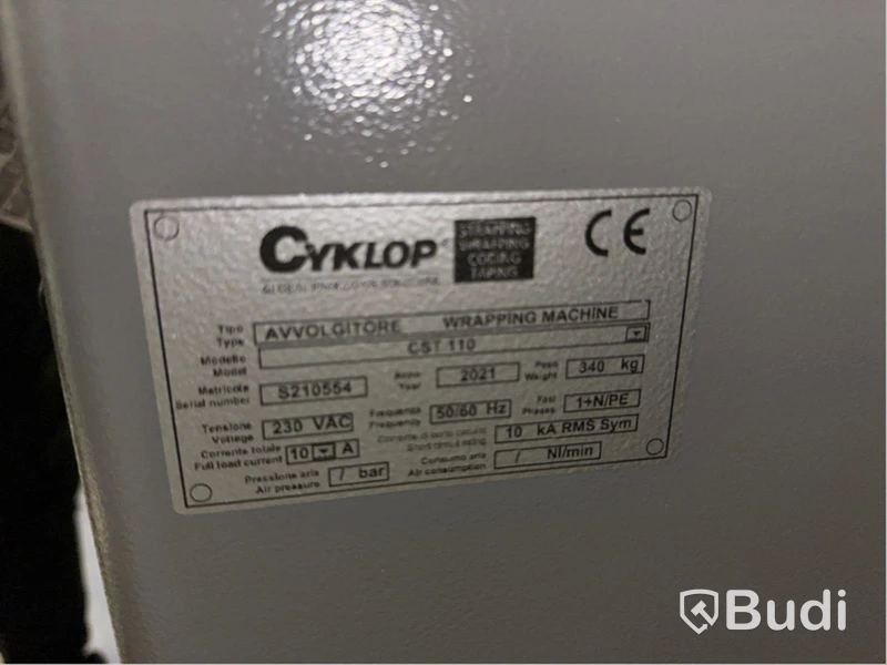 Pallinplastningsrobot Cyklop från 2021, CST110