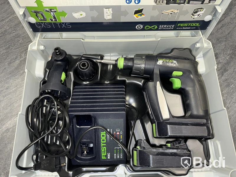 Borrskruvdragare Festool CXS LI 2.6 inkl. 2 st batterier och laddare