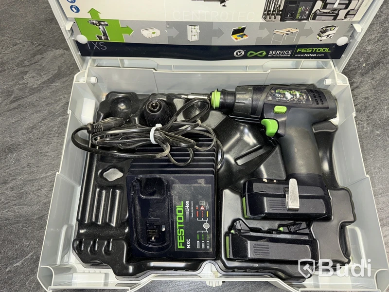 Borrskruvdragare Festool TXS Li 2.6 inkl. 2 st batterier och laddare