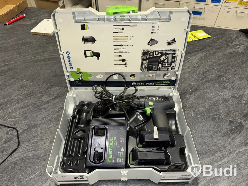 Borrskruvdragare Festool TXS Li 2.6 inkl. 2 st batterier och laddare