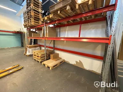 Pallstallage, 2 sektioner ca 6 m brett