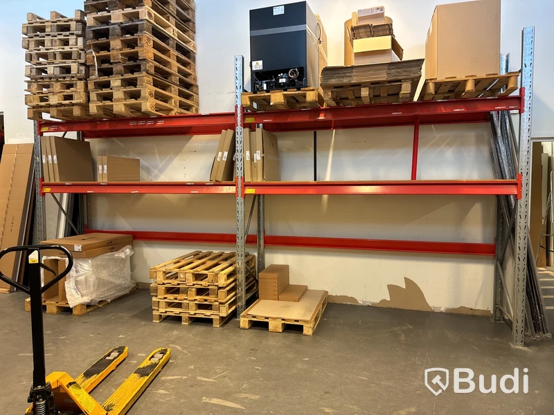 Pallstallage, 2 sektioner ca 6 m brett