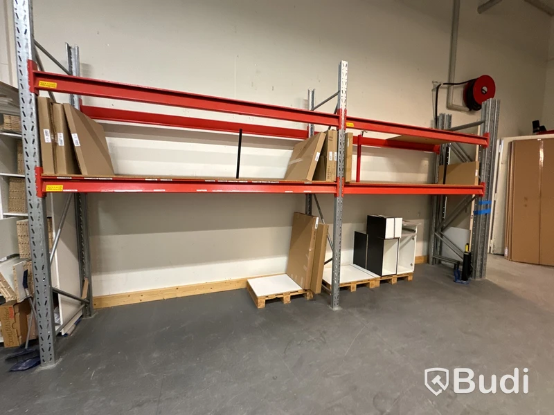 Pallstallage, 2 sektioner ca 6 m brett