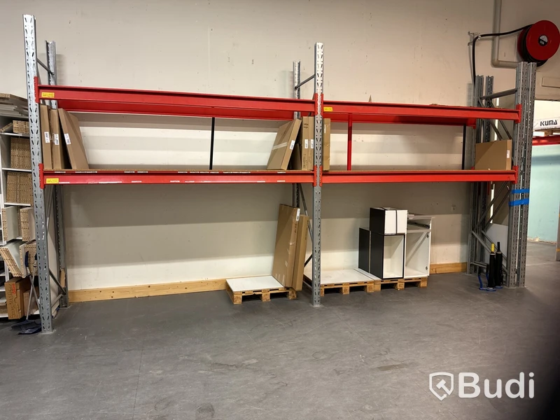 Pallstallage, 2 sektioner ca 6 m brett