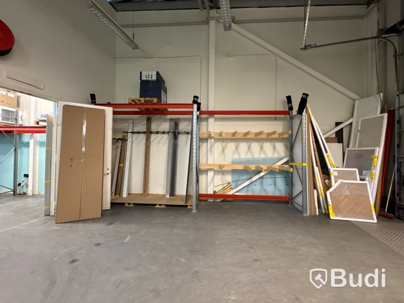 Pallstallage, 2 sektioner ca 6 m brett